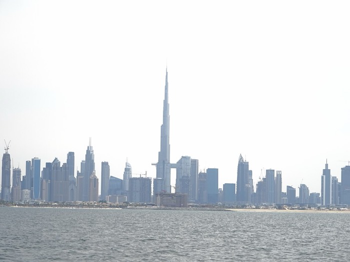 Dubai skyline with Burj Khalifa